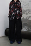 GEOFFREY B. SMALL Heavy Silk Lining Collection V Unisex GBS-CVS06-RHYH Church Dyed Red Print Tie Dye PGBS3